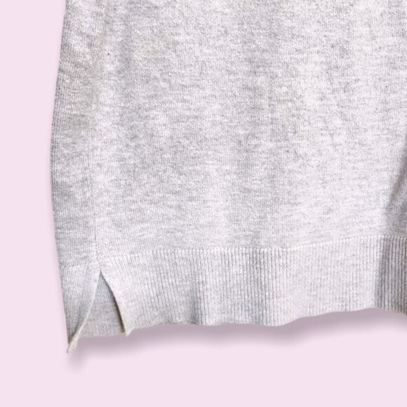 BB Dakota Steve Madden Olivia Sweater Dress Grey Crewneck Knit Womens Size Small - Picture 6 of 11